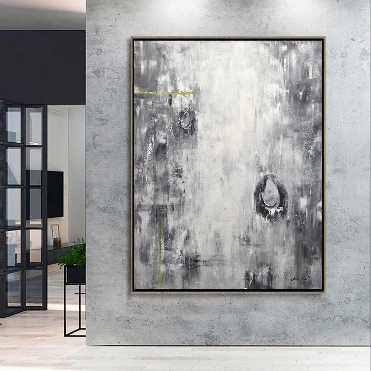 Expressionism Painting Framed Wall Art Acrylic Painting office