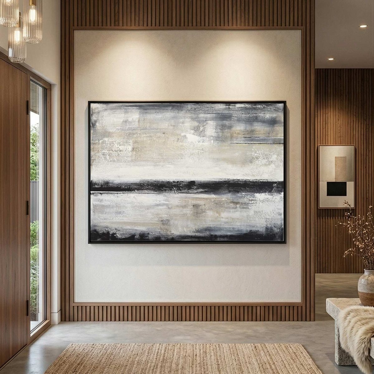 large entryway art horizontal Contemporary Abstract 