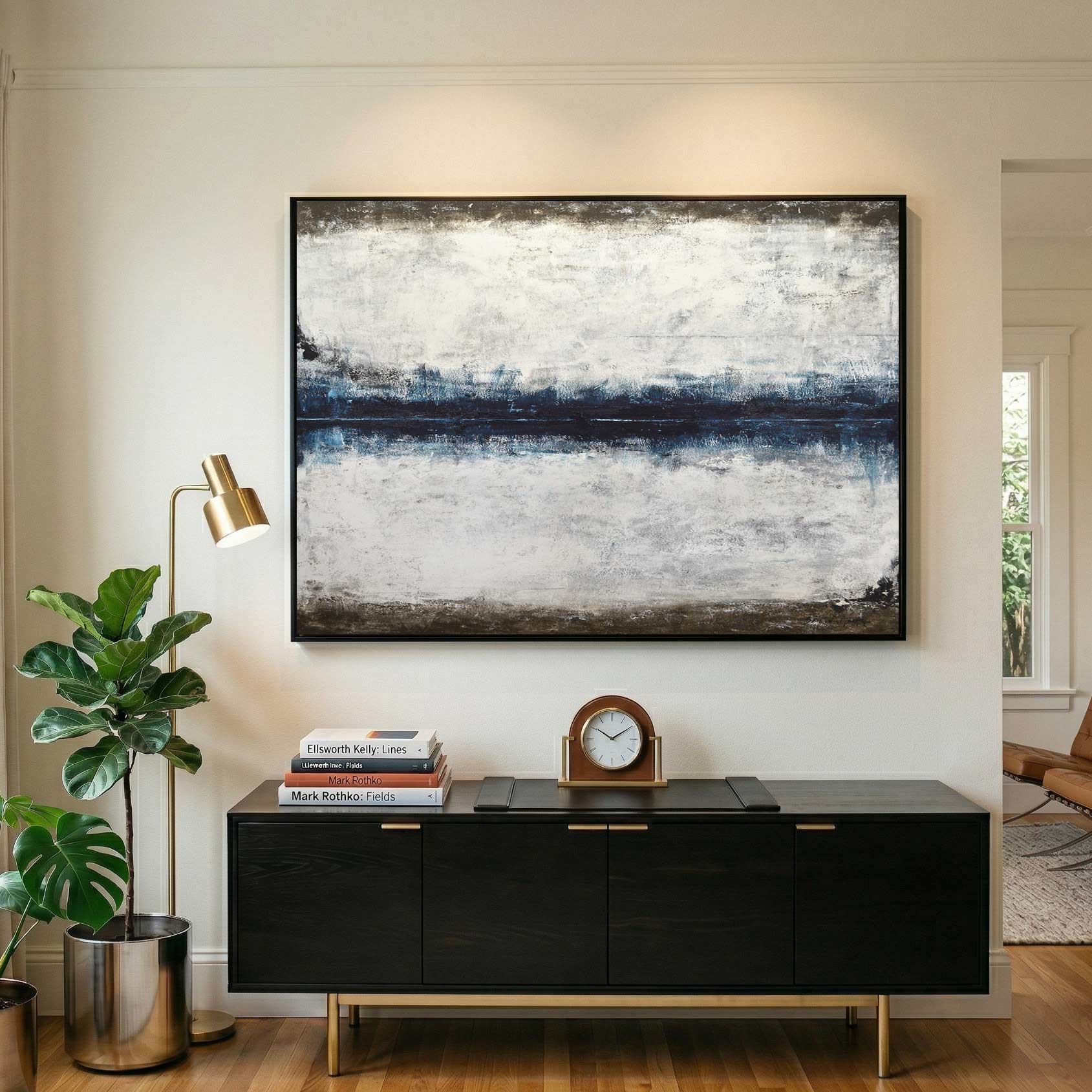 home office art USA Made Painting Contemporary Abstract Wall Art Centerpiece