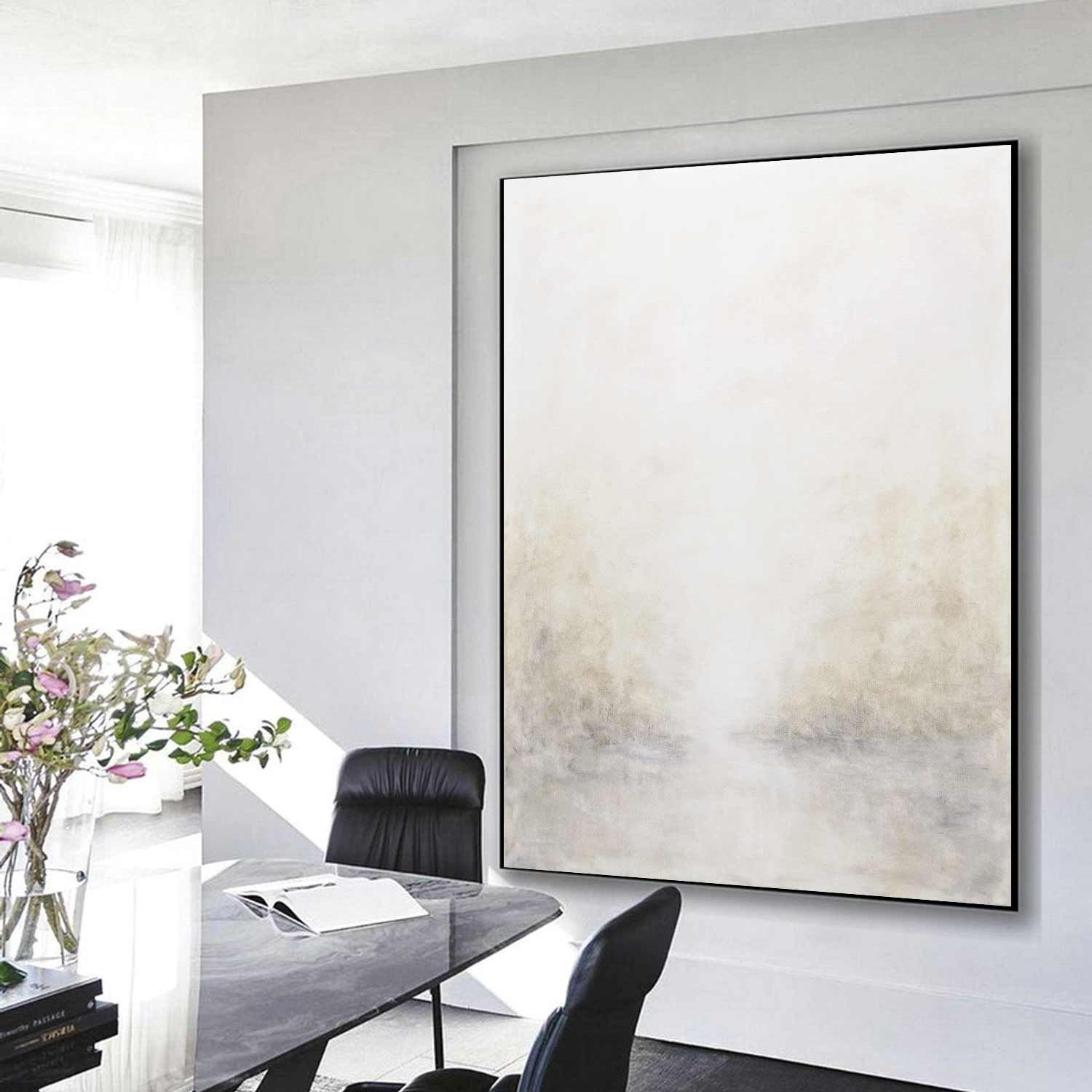 Soft Light Impressionist Painting Modern large art