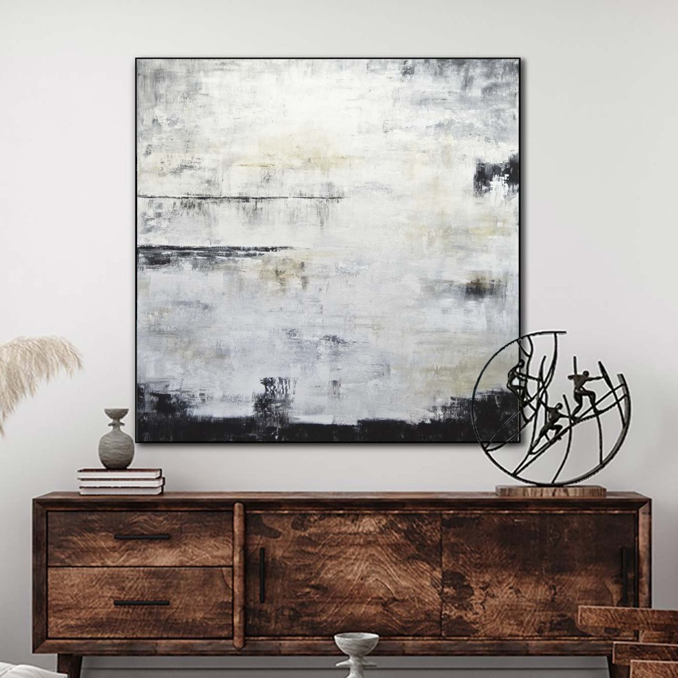 large abstract contemporary wall art