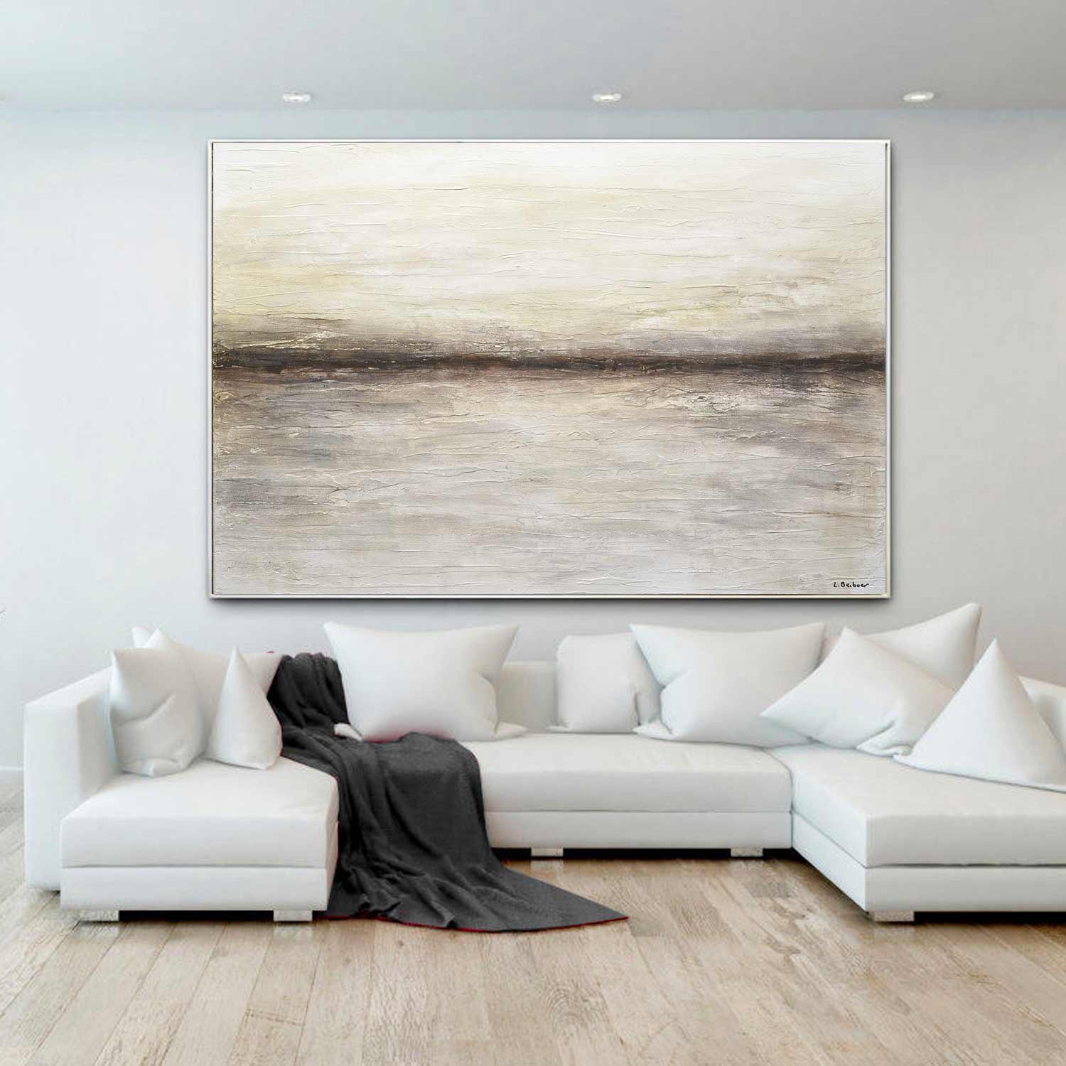 minimalist painting landscape oil