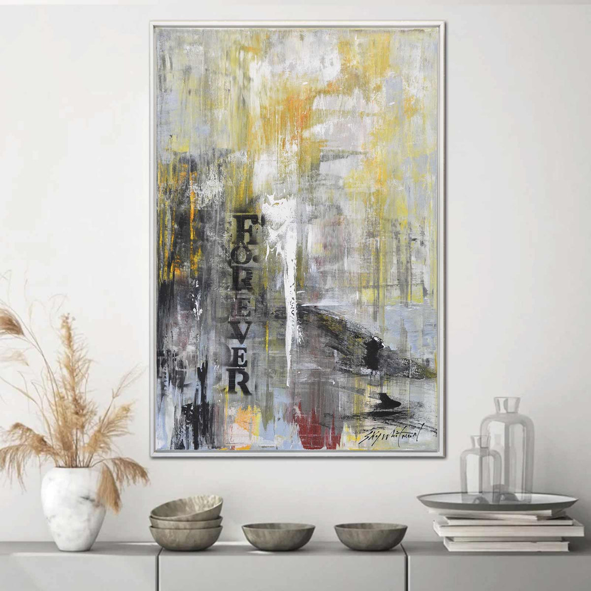 Original Hand Painted Abstract Contemporary Art 24x36