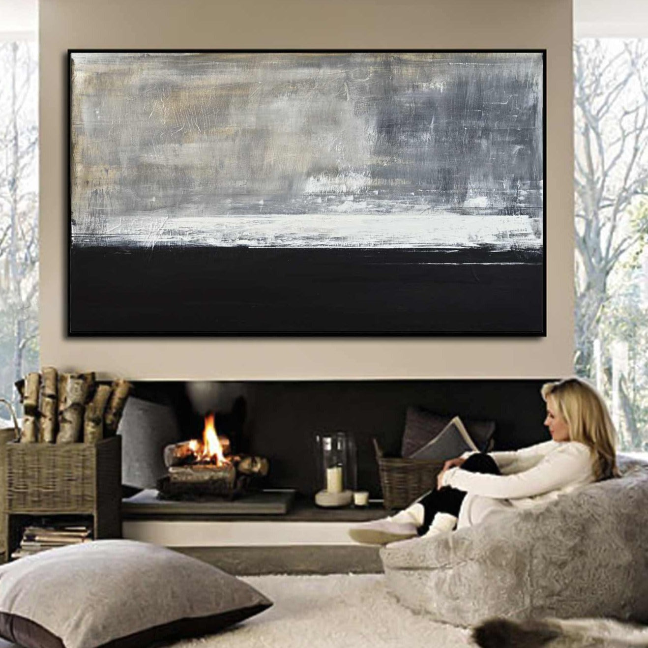 abstract painting exclusive home decor