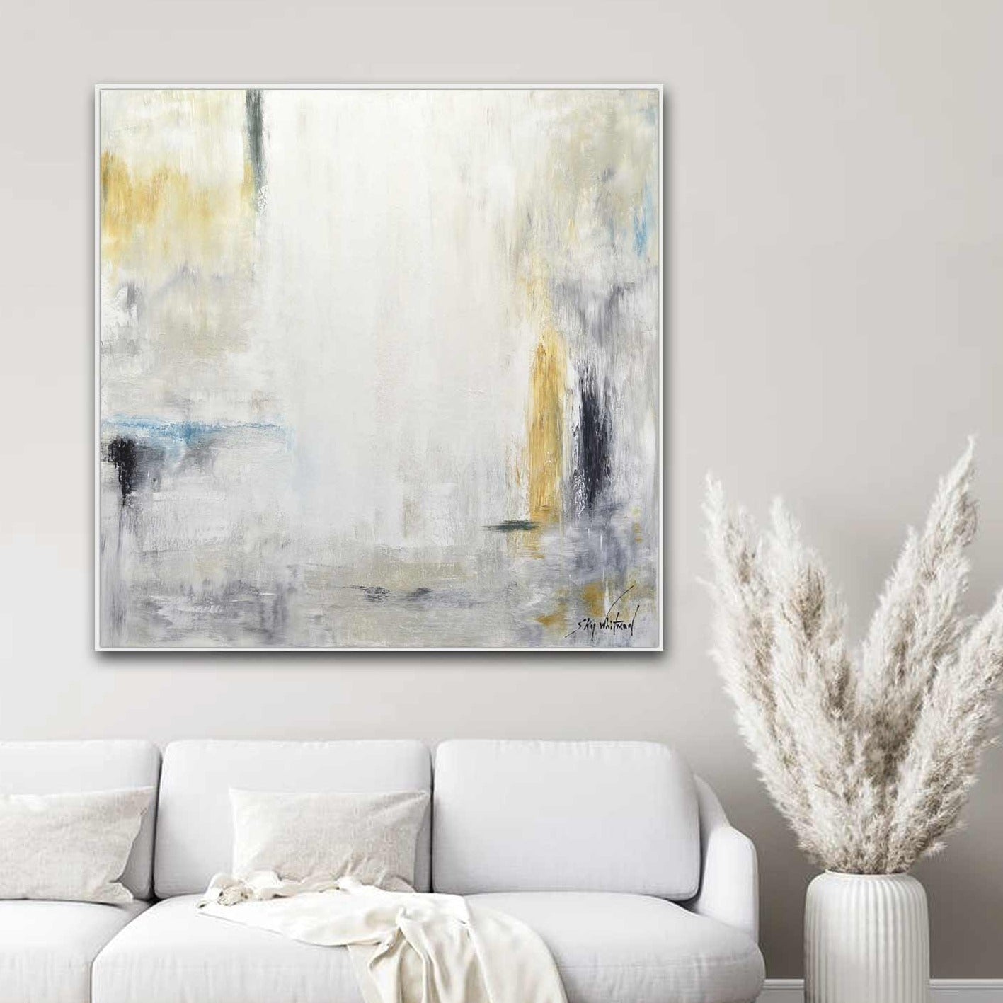 oversized abstract oil painting