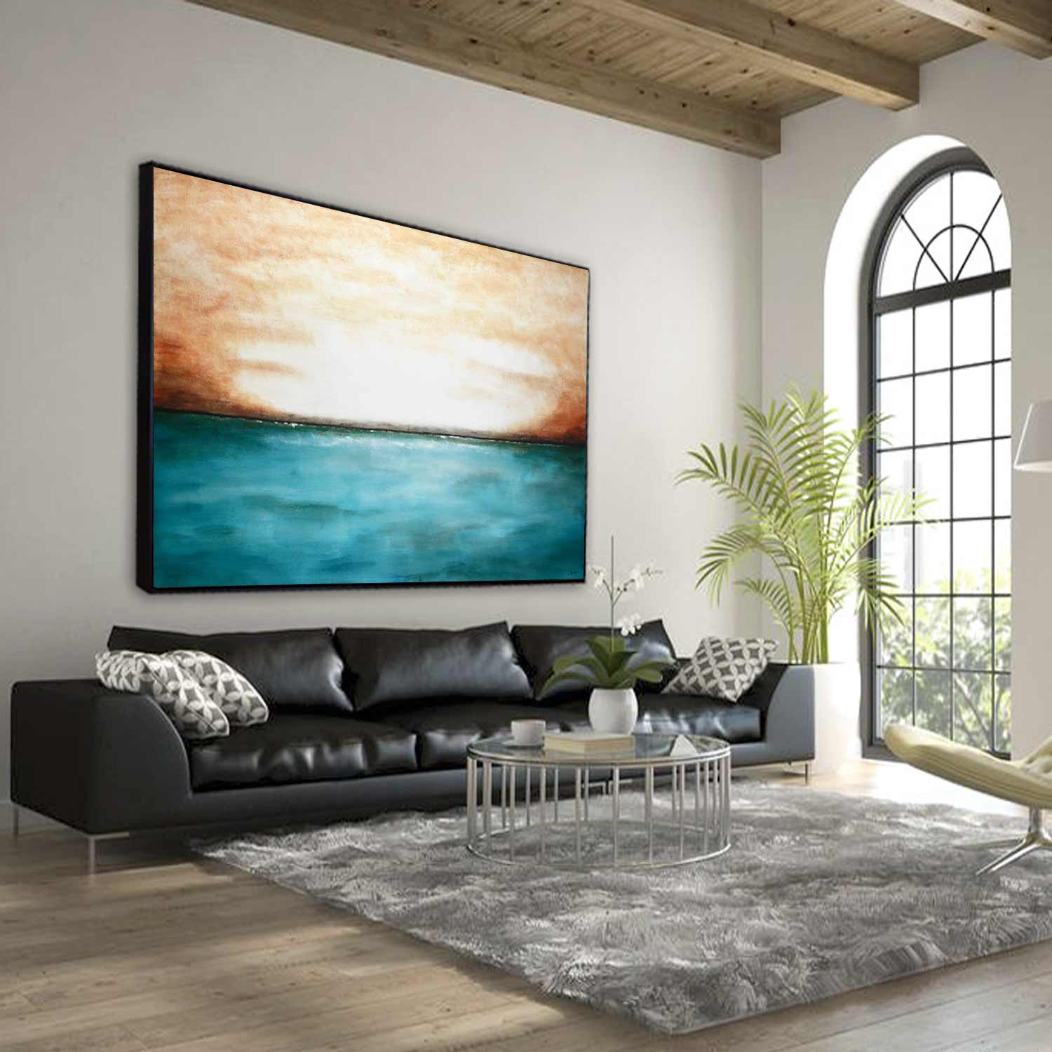 abstract seascape painting US artist