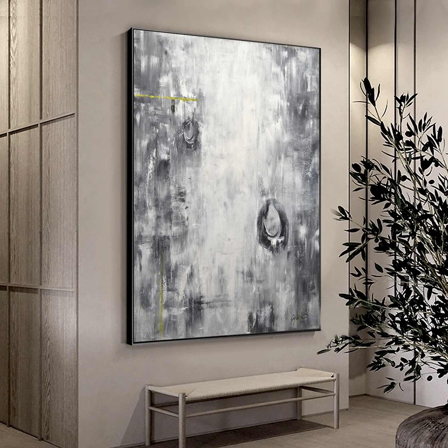 Expressionism Painting Framed Wall Art "Interpretations"