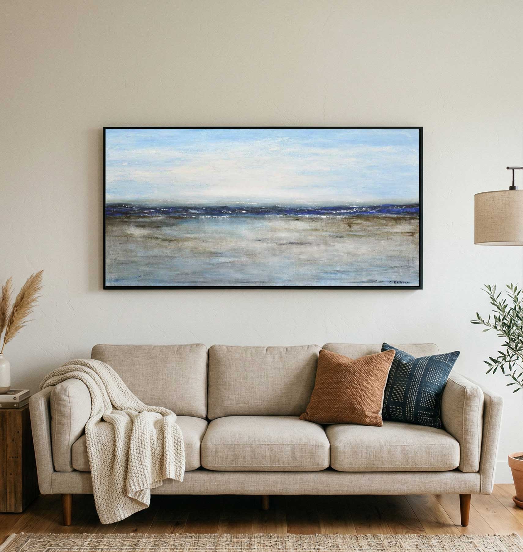 art above couch american artist